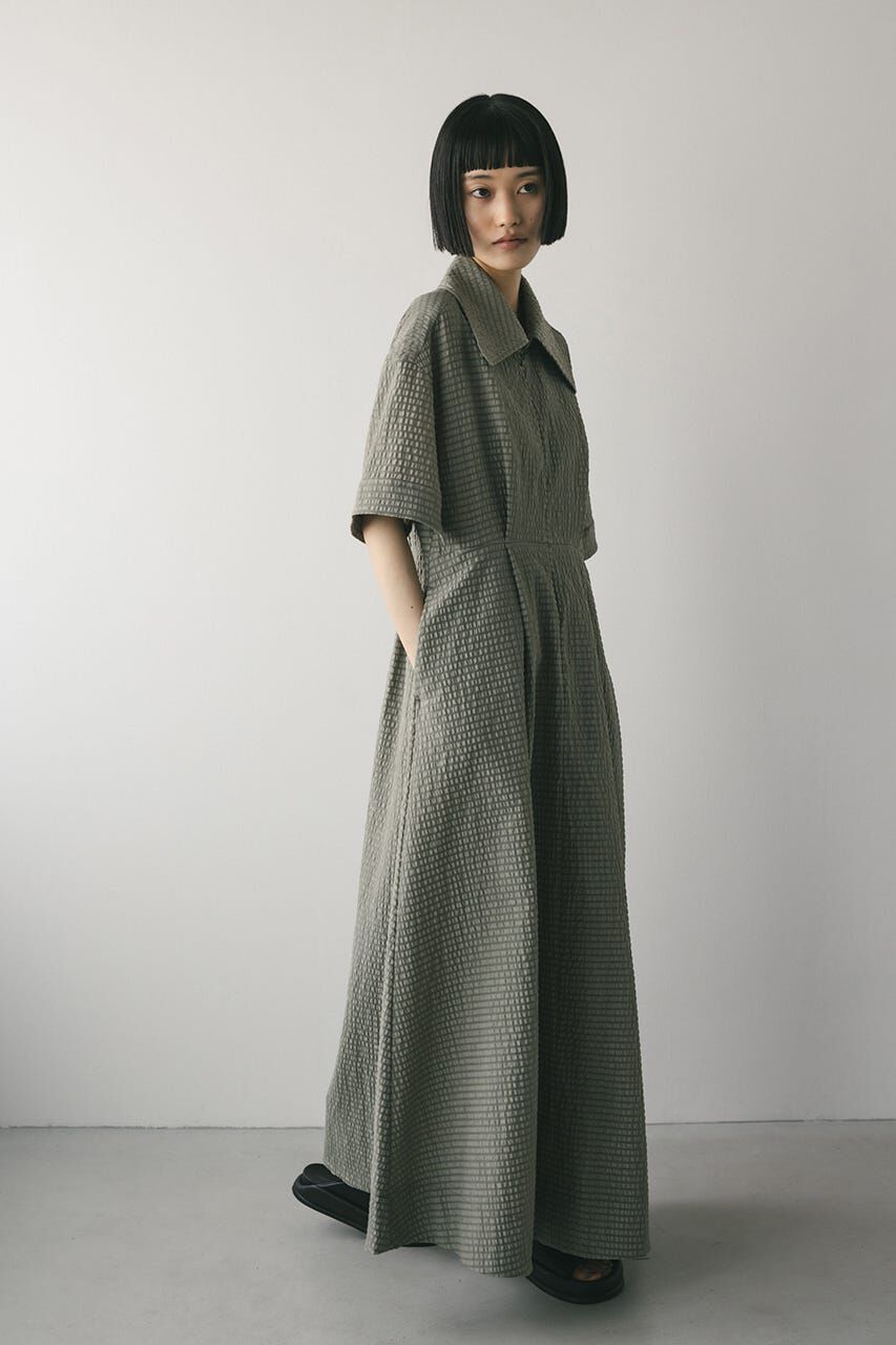 STYLEMIXER「ビッグカラーフレアワンピース」|ワンピース|