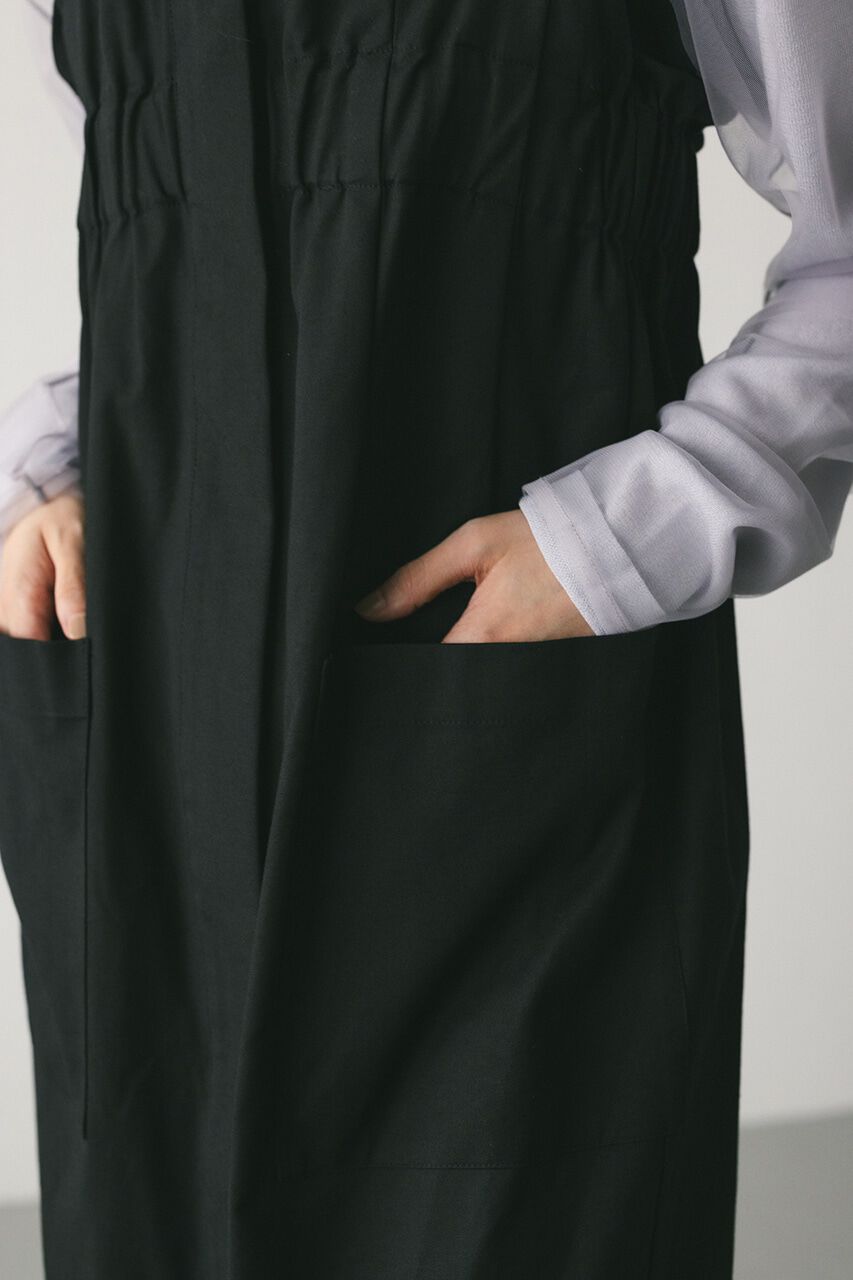 STYLEMIXER「ワイドギャザージャンスカ」|ワンピース|