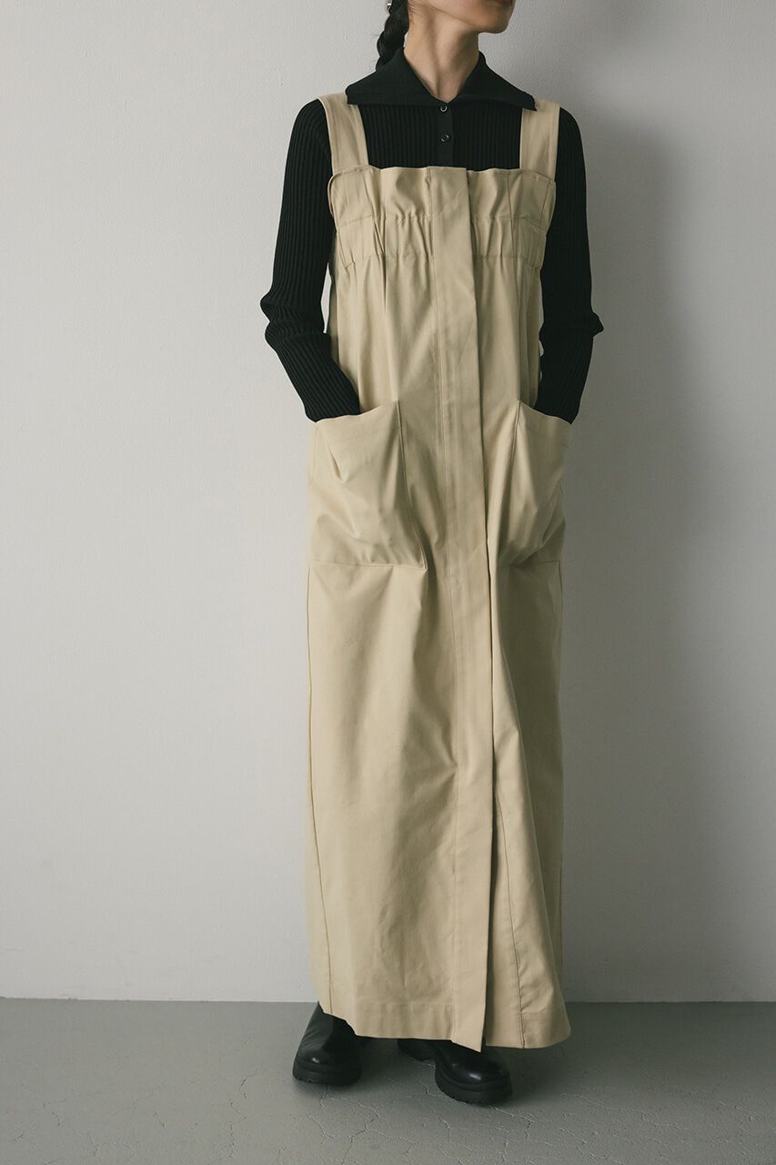 STYLEMIXER「ワイドギャザージャンスカ」|ワンピース|