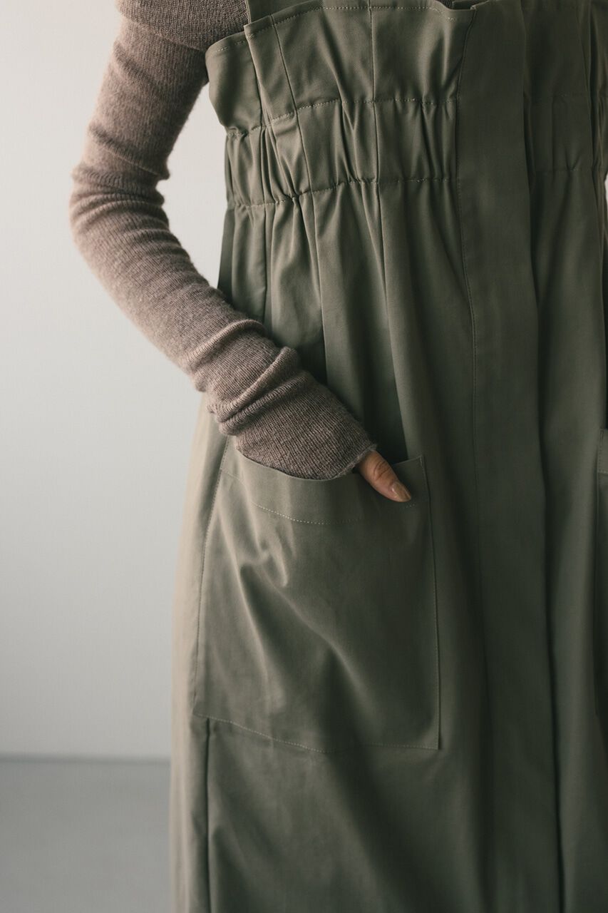 STYLEMIXER「ワイドギャザージャンスカ」|ワンピース|