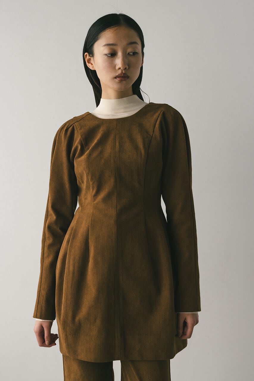 STYLEMIXER「コーデュロイフォルムミニワンピース」|ワンピース|