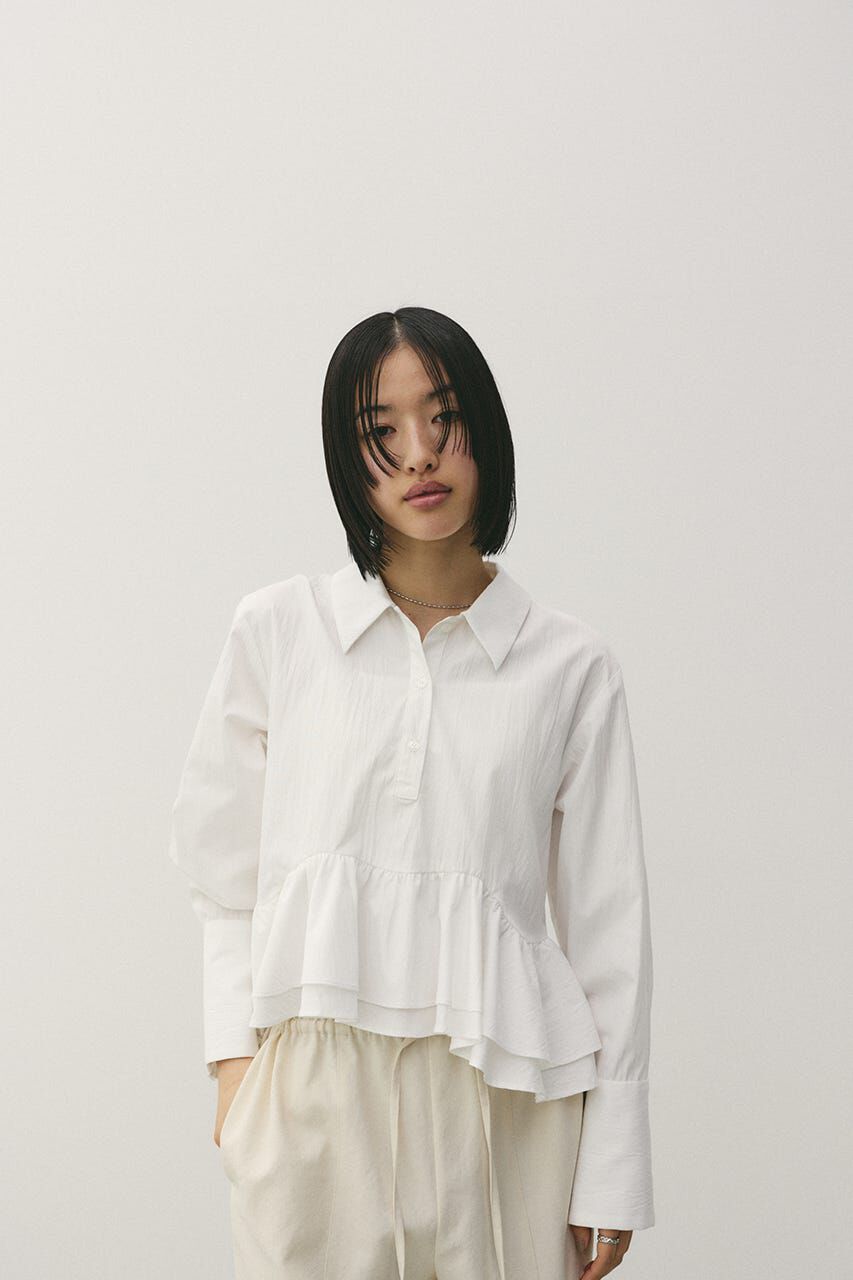 STYLEMIXER「ヘムフリルシャツ」|シャツ・ブラウス|