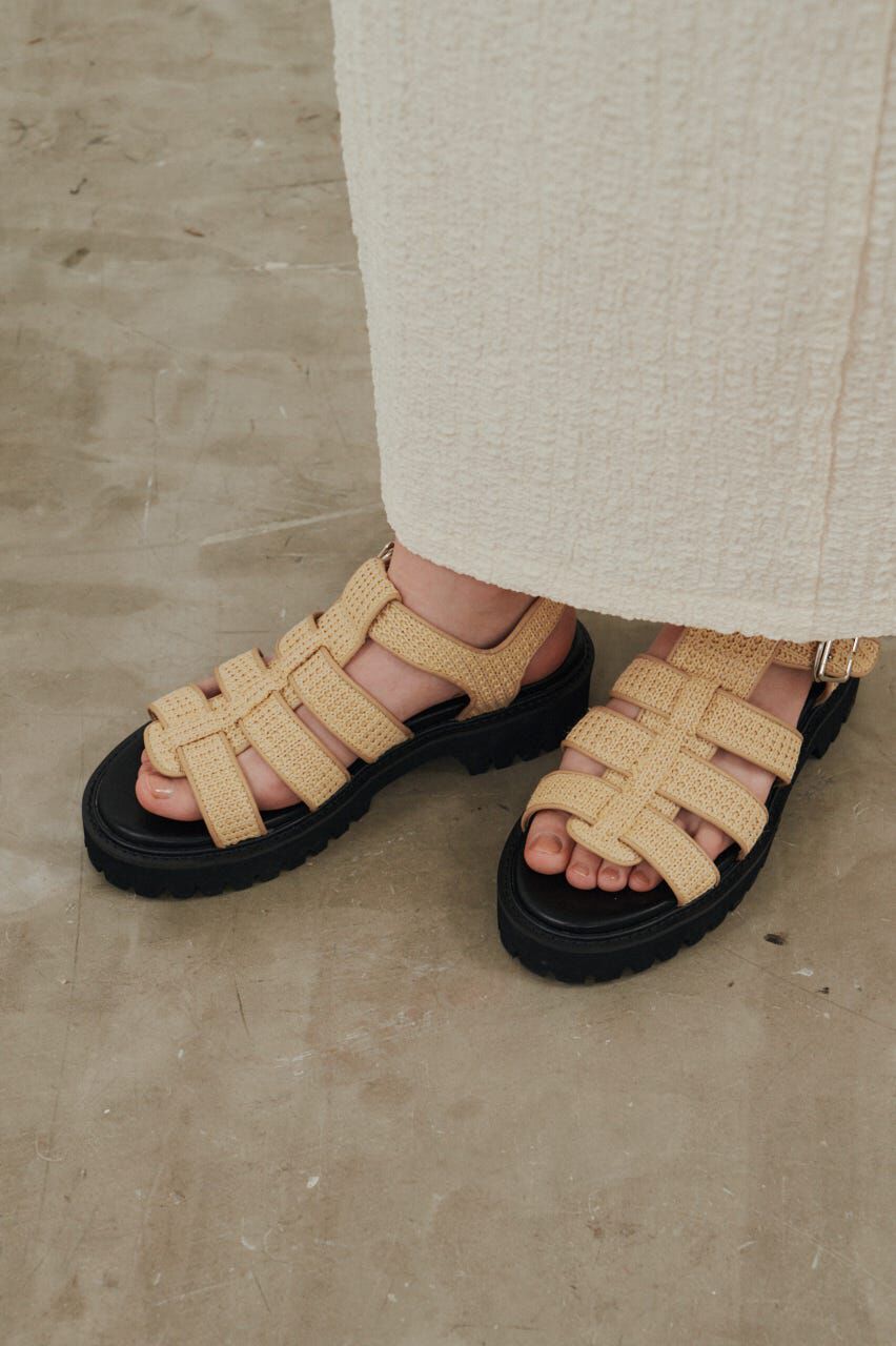 STYLEMIXER「クロシェチャンキーソールサンダル」|サンダル|