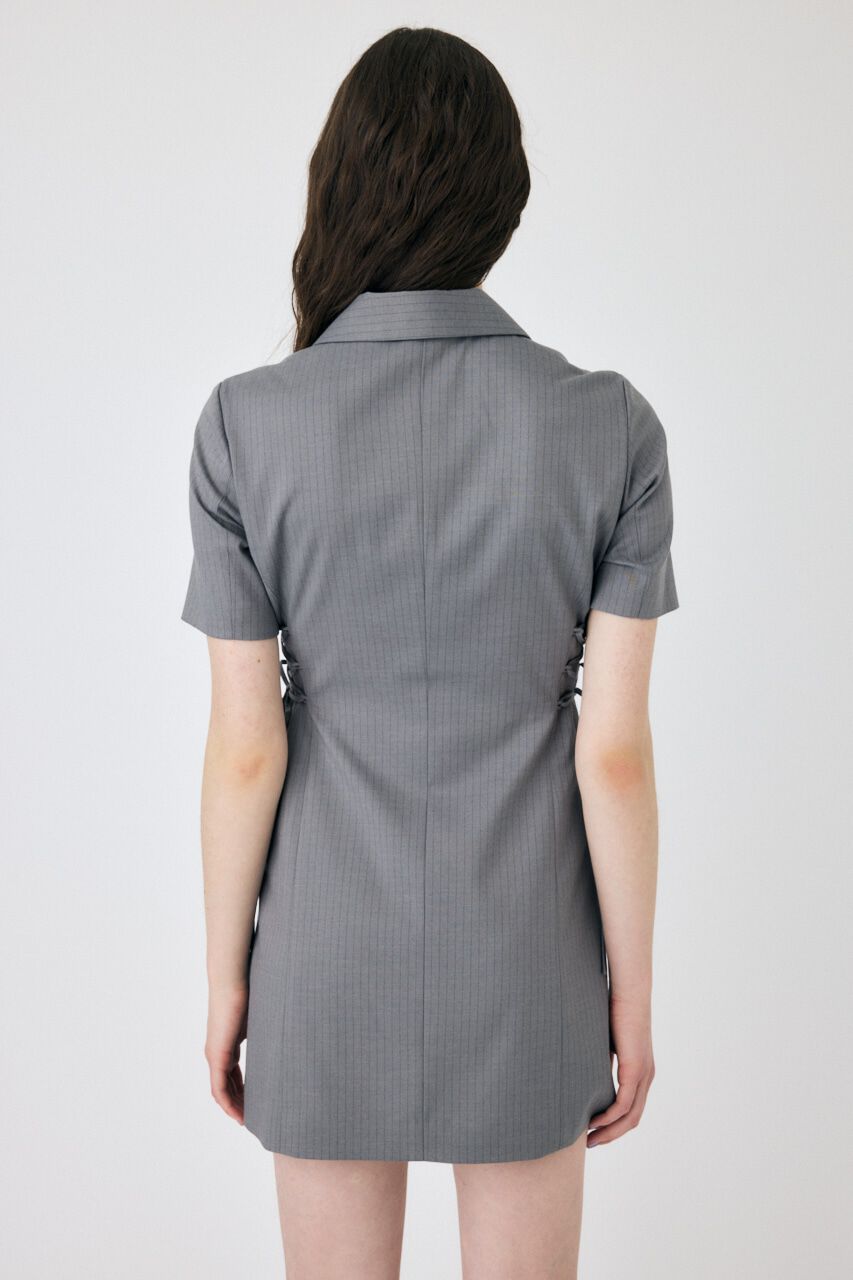 MOUSSY「LACE UP TAILORED ドレス」|ワンピース|
