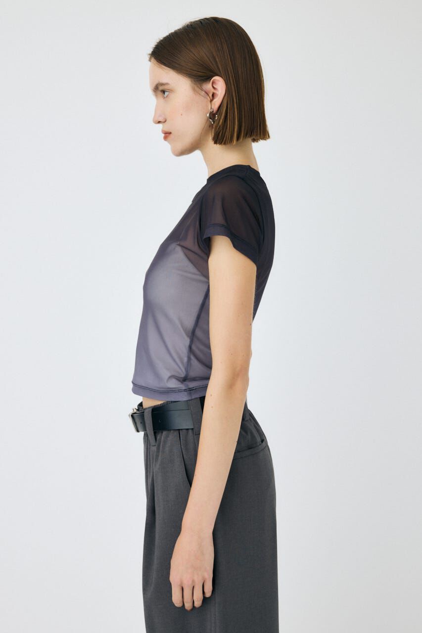 MOUSSY「GRADATION シアー TEE」|Tシャツ・カットソー|