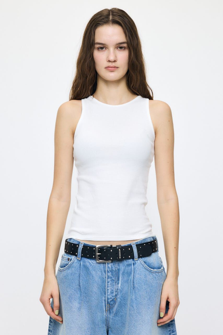 MOUSSY「LAYERED OFF SHOULDER トップス」|Tシャツ・カットソー|