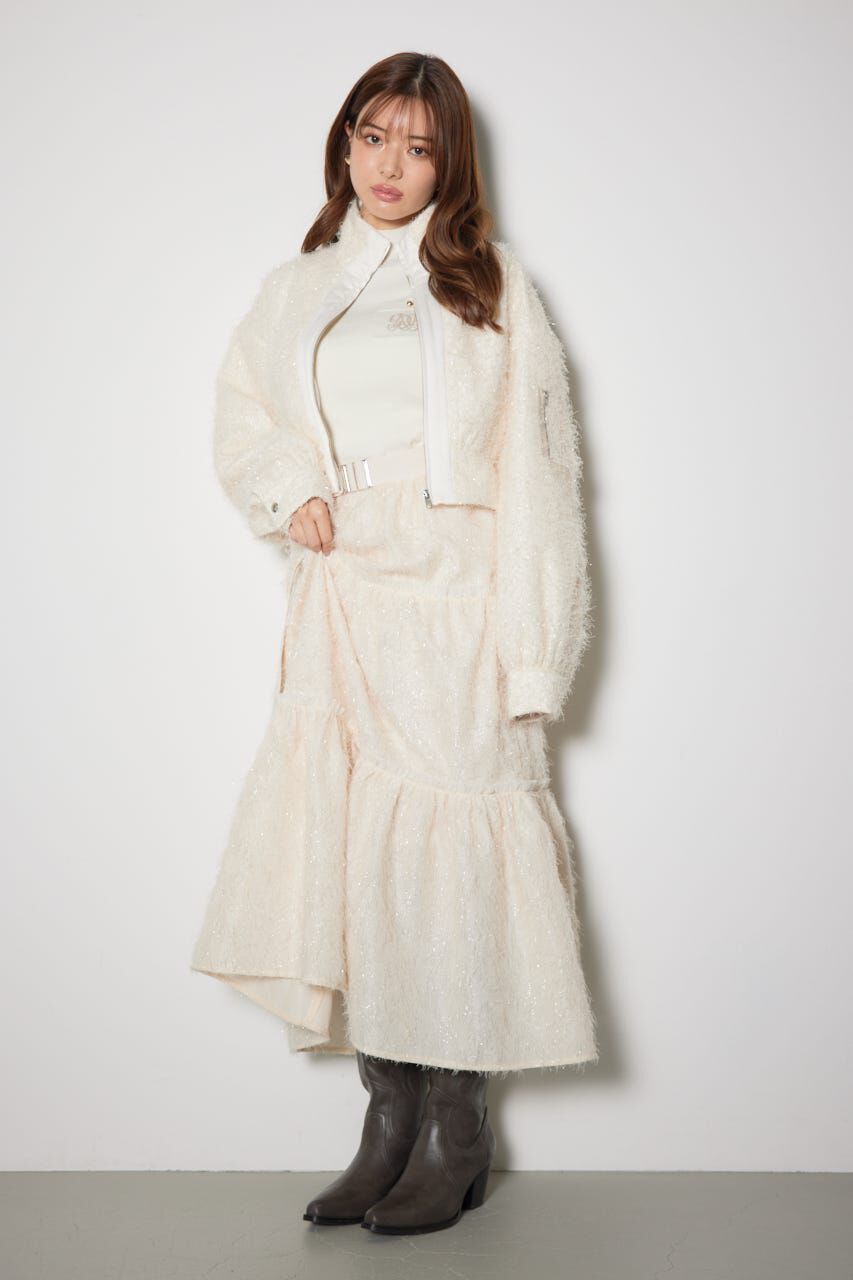 rienda「ニュアンスバリエーションブルゾン」|ブルゾン・スタジャン|