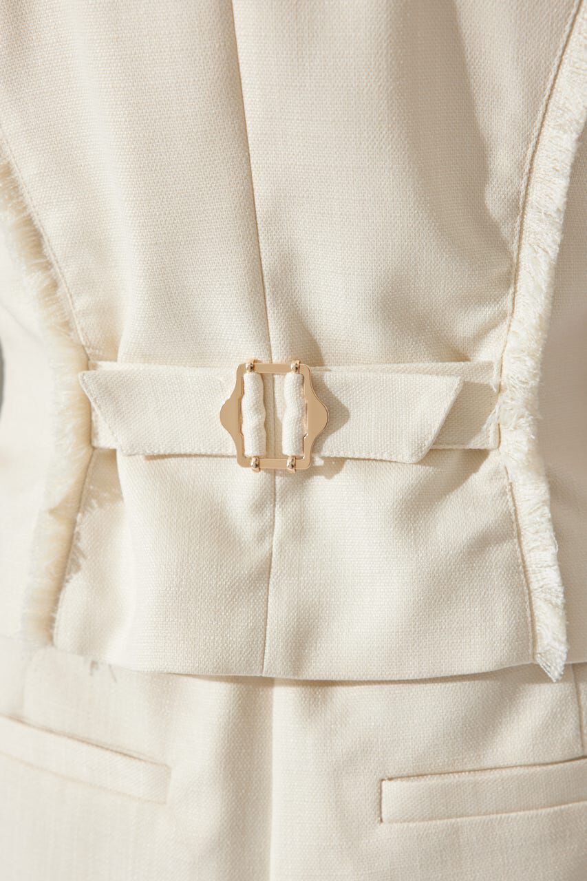 rienda「テーラードベスト」|ダウンベスト・ベスト|