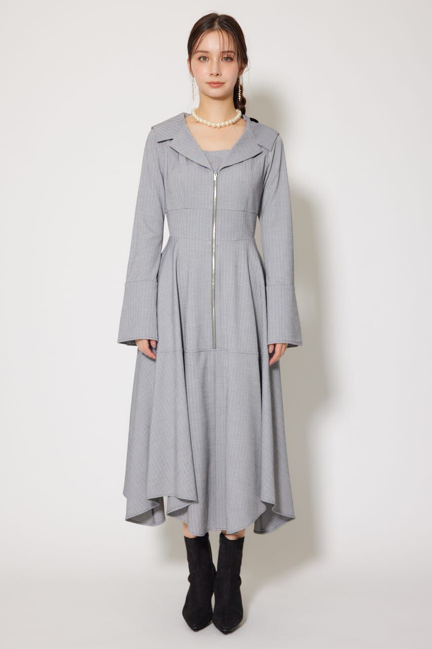 rienda「セーラーディティールフレアワンピース」|ワンピース|