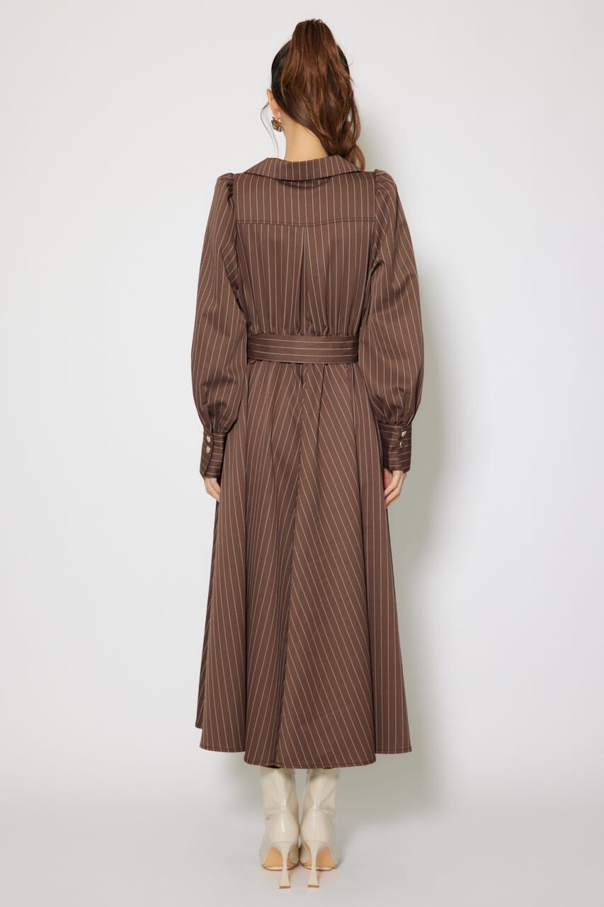 rienda「オープンカラーフレアワンピース」|ワンピース|