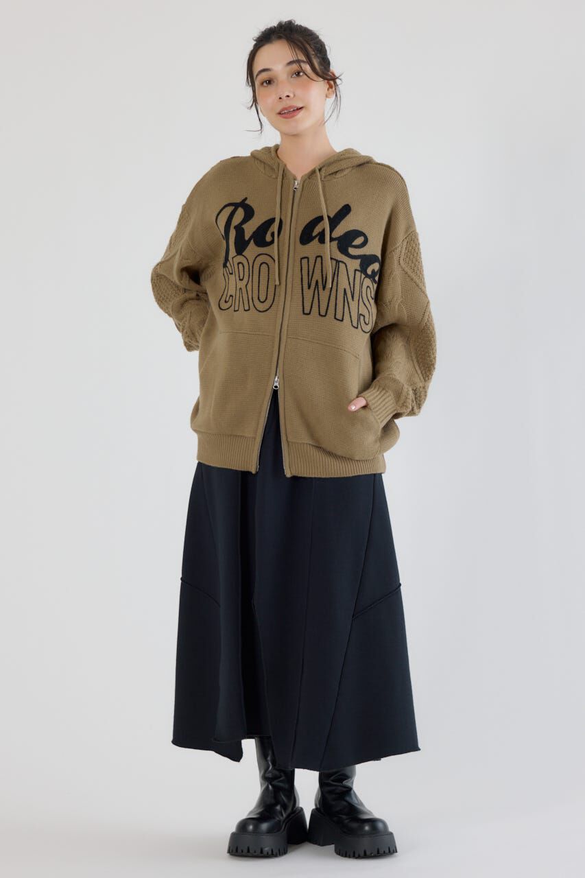 RODEO CROWNS「ランダム切替スウェットスカート」|スカート|