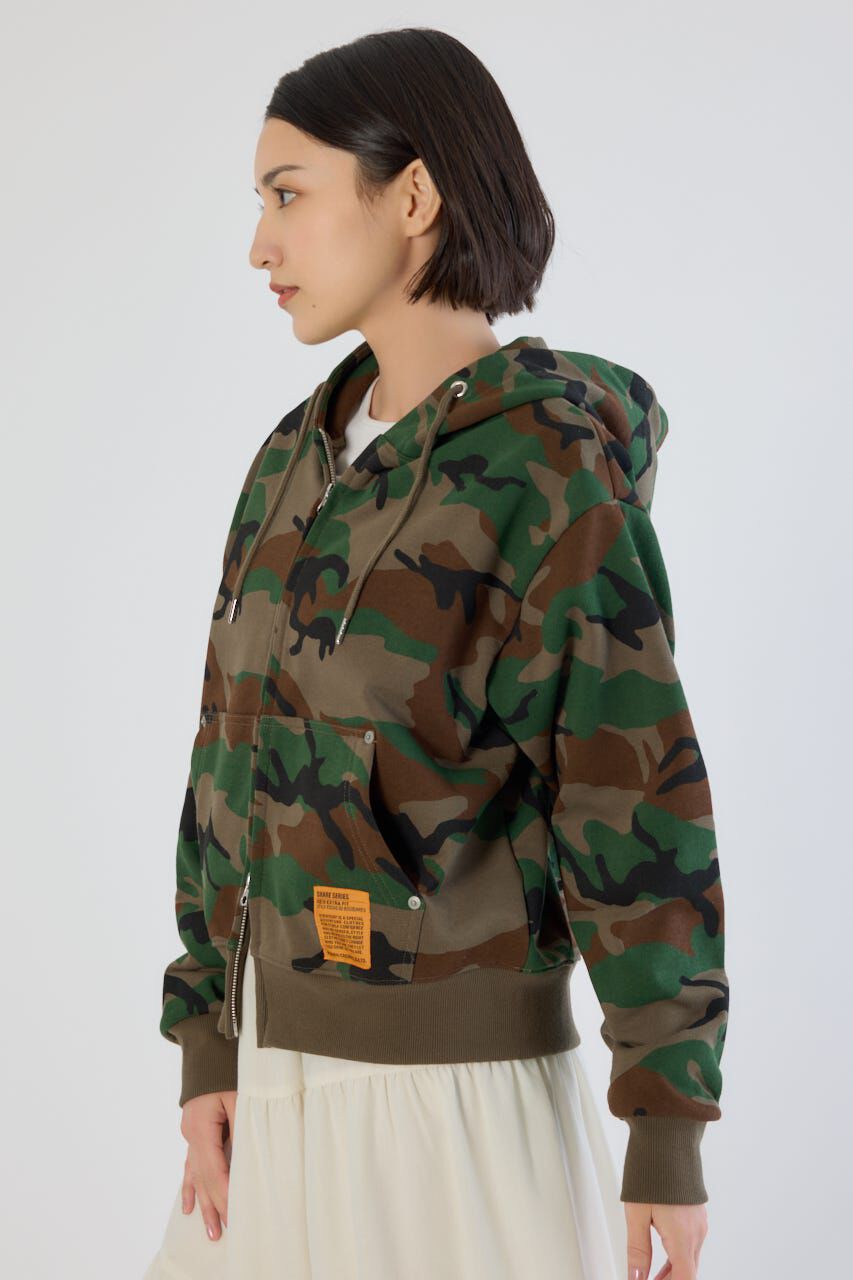 RODEO CROWNS「SHARE PATTERN W ジップパーカー」|パーカー|