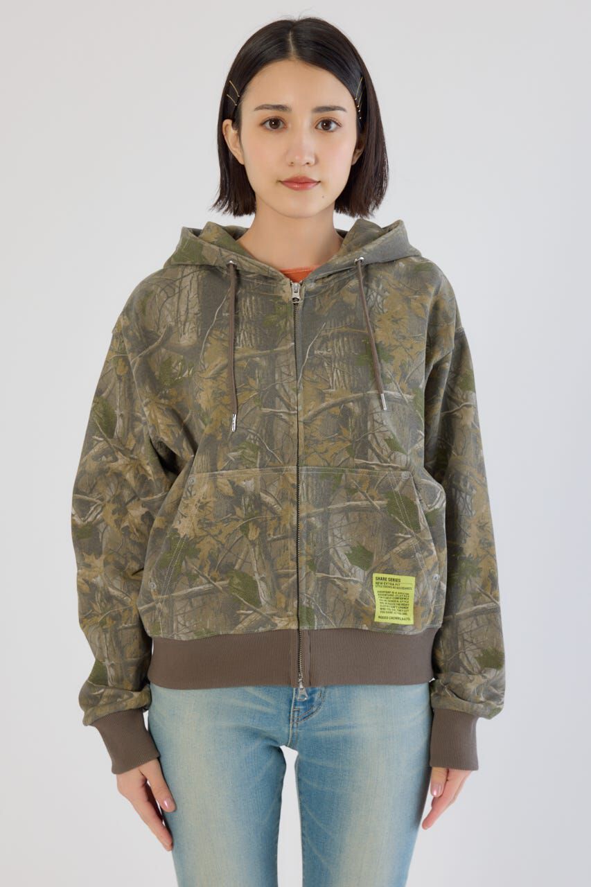 RODEO CROWNS「SHARE PATTERN W ジップパーカー」|パーカー|