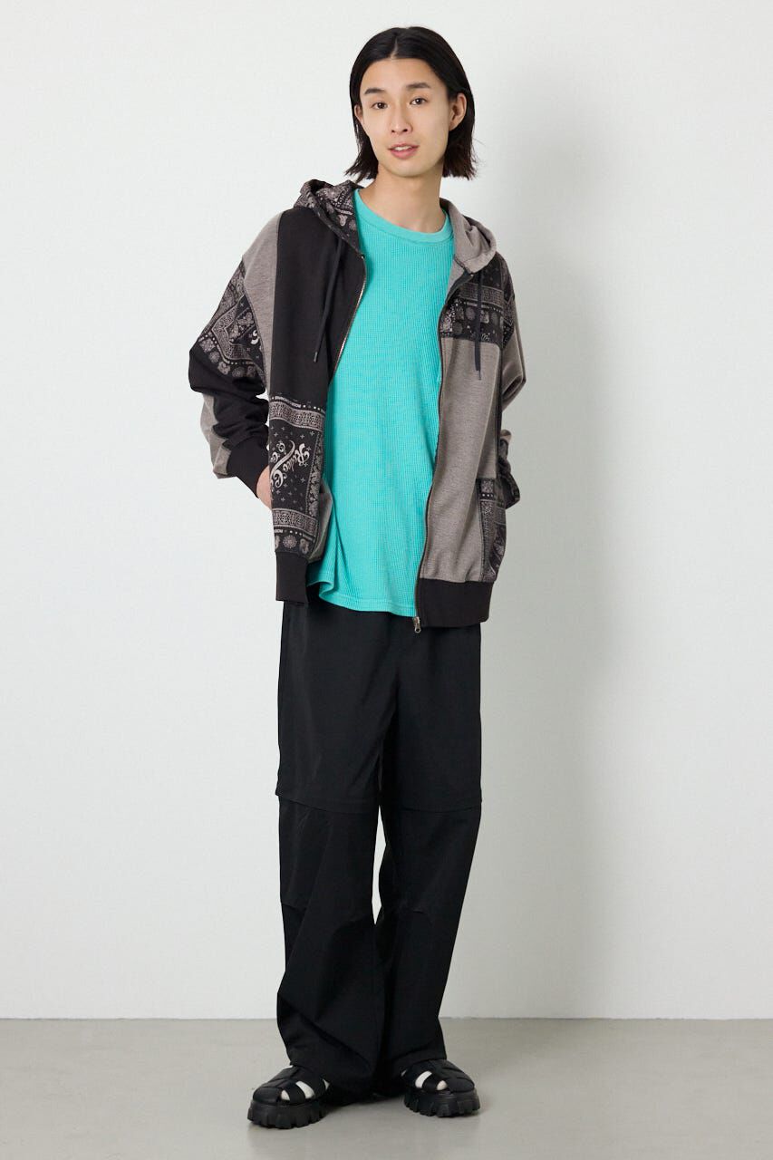 RODEO CROWNS「パッチワークZIPパーカー」|パーカー|