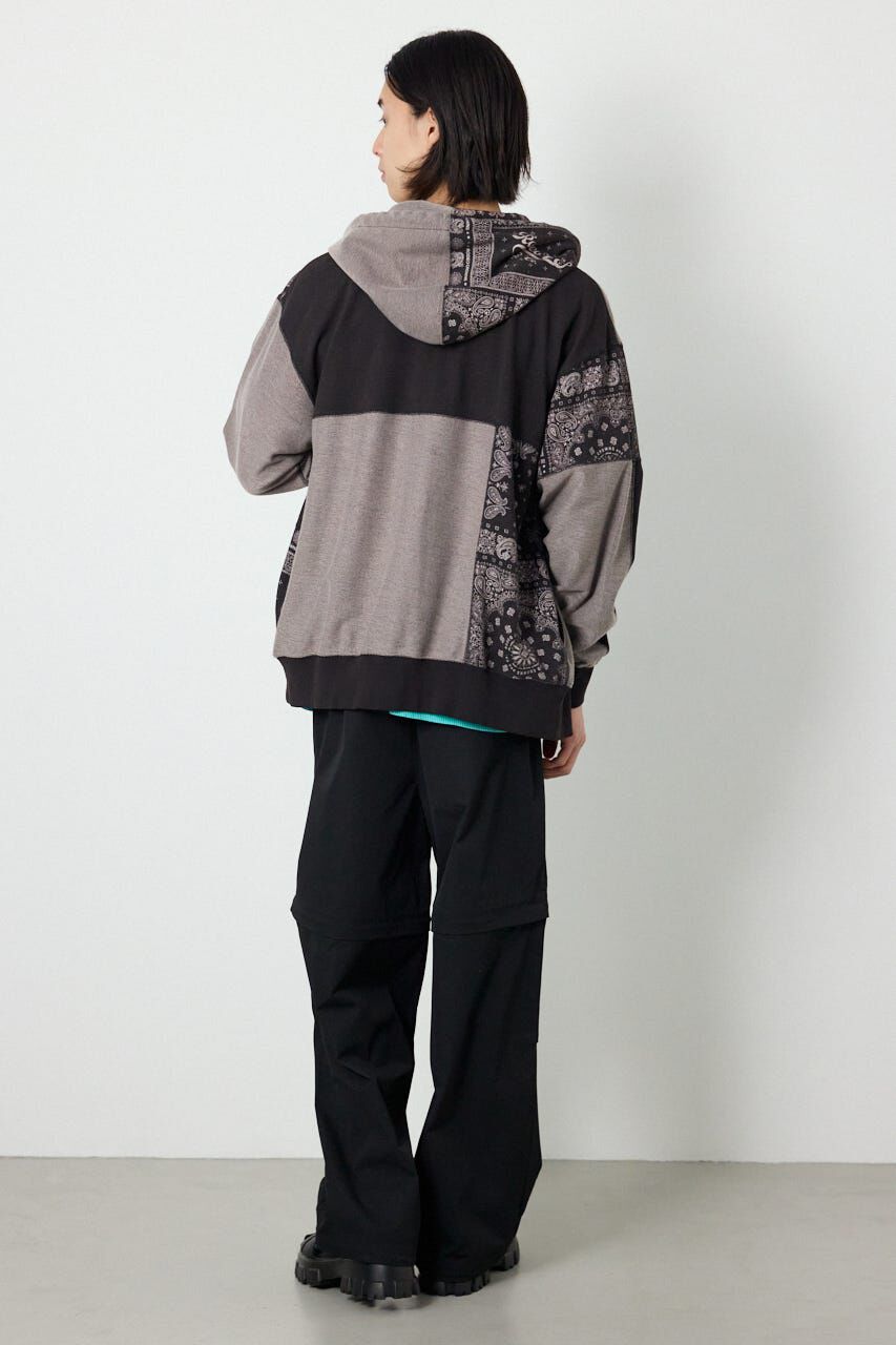 RODEO CROWNS「パッチワークZIPパーカー」|パーカー|