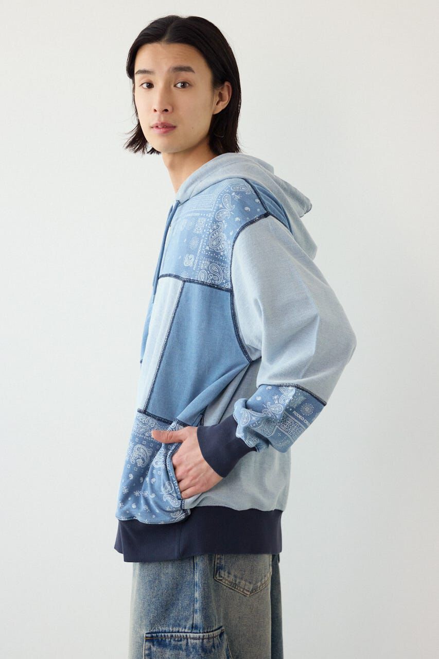 RODEO CROWNS「パッチワークZIPパーカー」|パーカー|