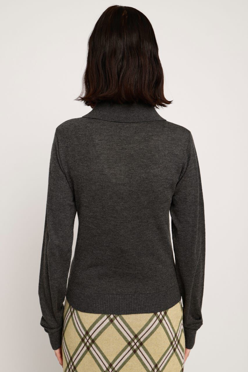 SLY「HG KNIT POLO トップス」|ニット・セーター|