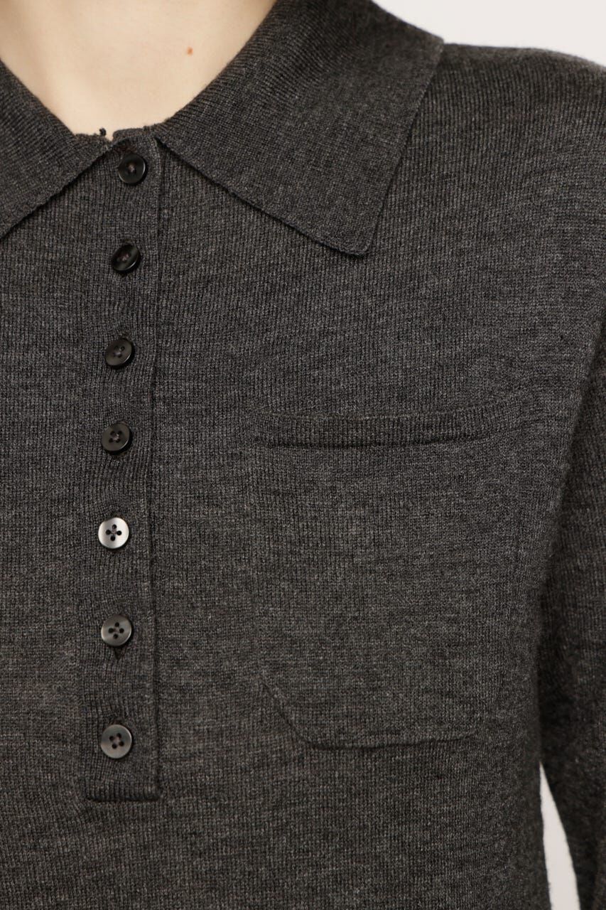 SLY「HG KNIT POLO トップス」|ニット・セーター|