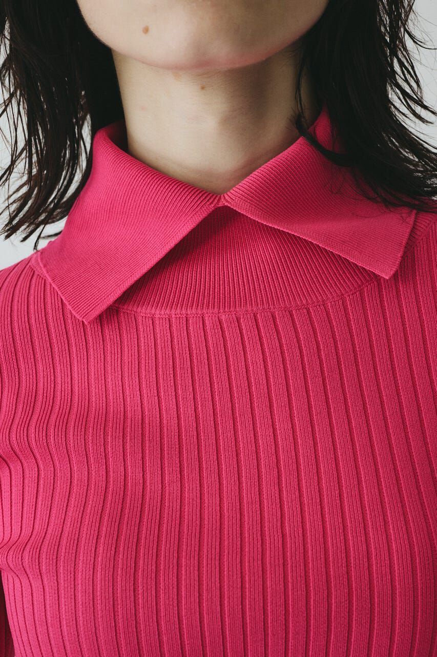 HeRIN.CYE「Stand collar knit top」|ニット・セーター|