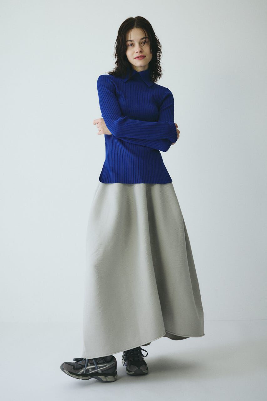HeRIN.CYE「Stand collar knit top」|ニット・セーター|