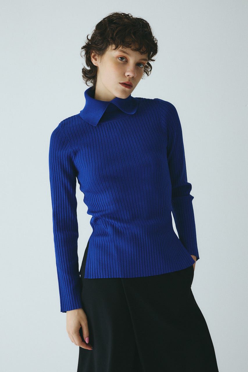 HeRIN.CYE「Stand collar knit top」|ニット・セーター|
