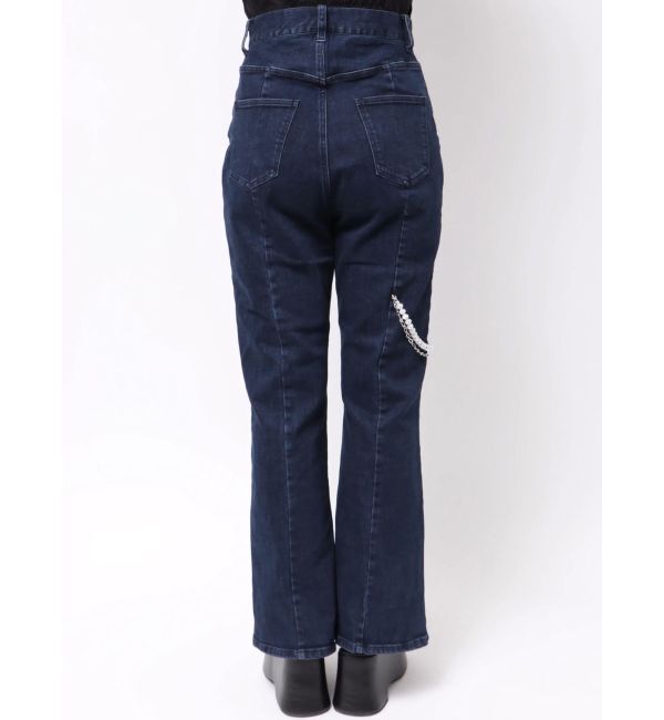 CALNAMUR「パールチェーンフレアデニム」|その他|