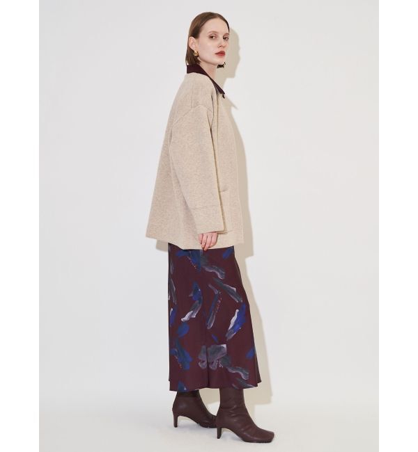 ELENDEEK「BICOLOR KNIT JK」|ブルゾン・スタジャン|