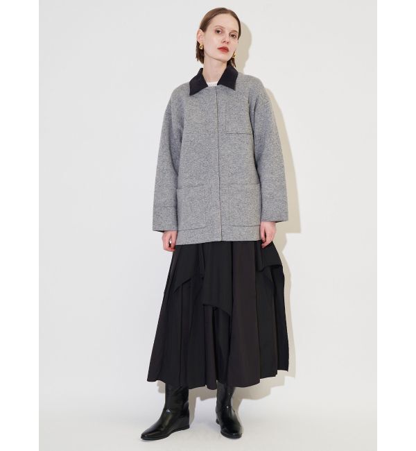 ELENDEEK「BICOLOR KNIT JK」|ブルゾン・スタジャン|