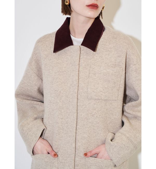 ELENDEEK「BICOLOR KNIT JK」|ブルゾン・スタジャン|