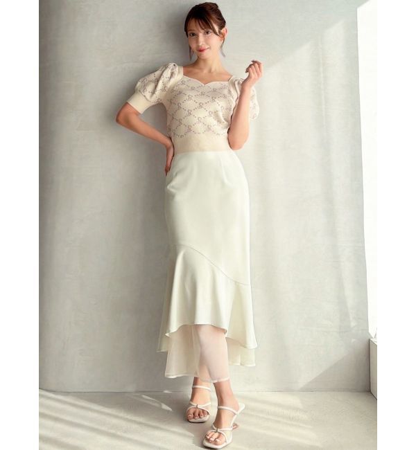 RESEXXY「【WEB限定】シアードッキングマーメイドスカート」|スカート|