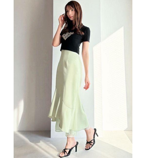 RESEXXY「【WEB限定】シアードッキングマーメイドスカート」|スカート|