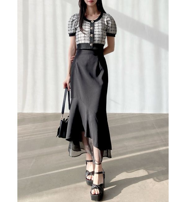 RESEXXY「【WEB限定】シアードッキングマーメイドスカート」|スカート|