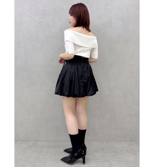 dazzlin「2WAYボタンオフショルニットトップス」|ニット・セーター|