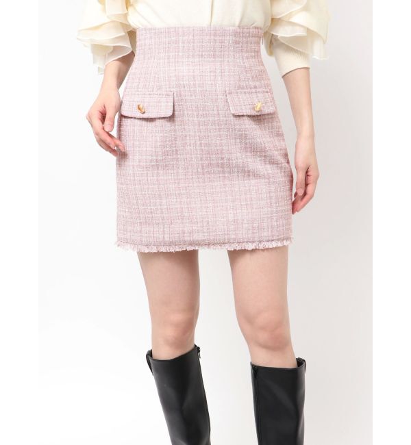 dazzlin「ポケットミニスカート/ツイード」|スカート|