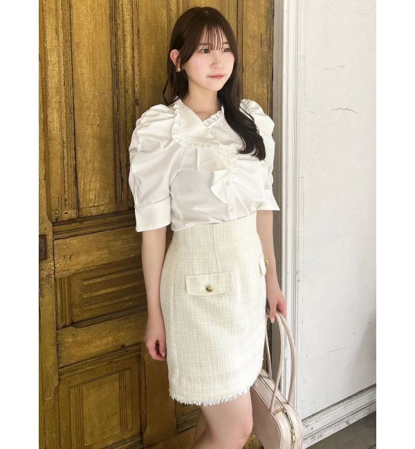 dazzlin「ポケットミニスカート/ツイード」|スカート|