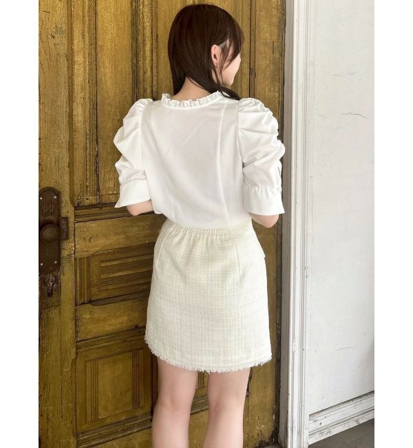 dazzlin「ポケットミニスカート/ツイード」|スカート|