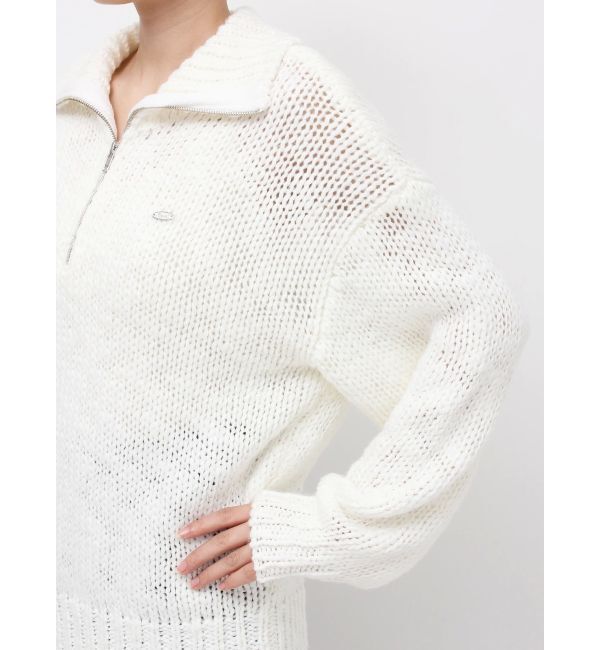 dazzlin「ローゲージジッププルオーバー」|ニット・セーター|