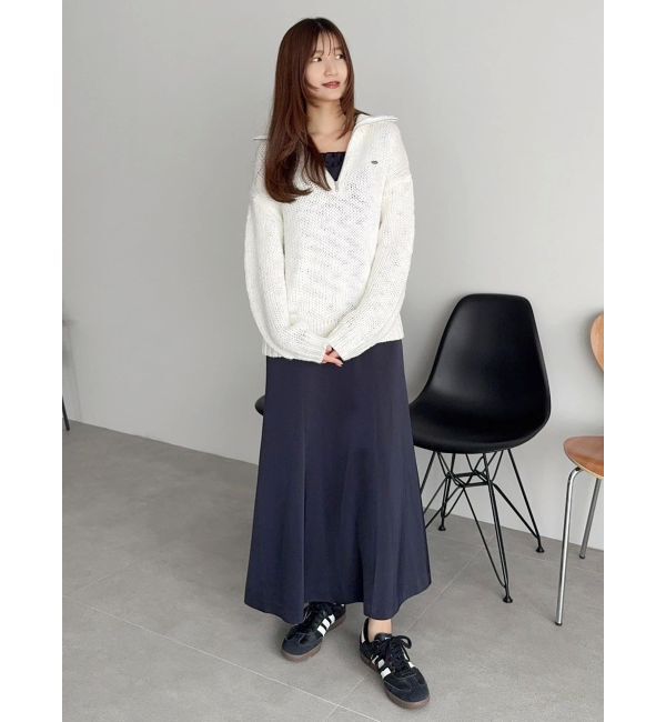 dazzlin「ローゲージジッププルオーバー」|ニット・セーター|