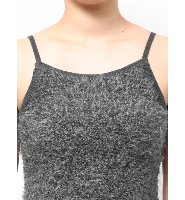 dazzlin「【セット対応】ヘアリーニットミニワンピース」|ワンピース|