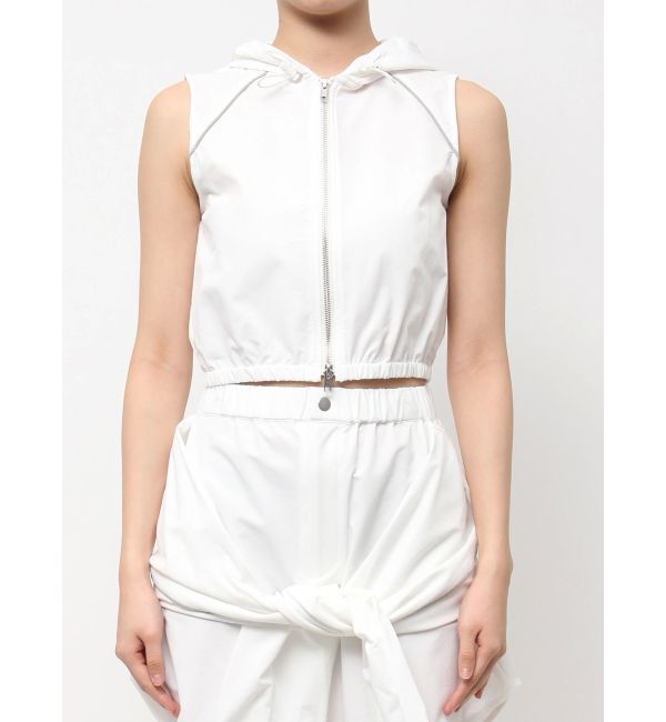 EMODA「ショートボックスフーディタンクトップ」|タンクトップ|ホワイト