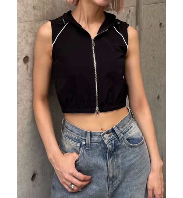 EMODA「ショートボックスフーディタンクトップ」|タンクトップ|