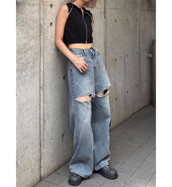 EMODA「ショートボックスフーディタンクトップ」|タンクトップ|