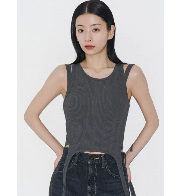 EMODA「【VEQUM】RIB LAYER TOPS」|Tシャツ・カットソー|
