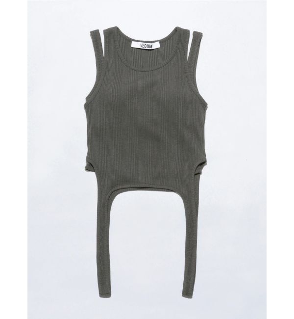 EMODA「【VEQUM】RIB LAYER TOPS」|Tシャツ・カットソー|グレー