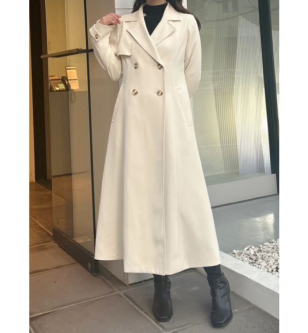 MERCURYDUO「フィットアンドフレアトレンチコート」|トレンチコート|