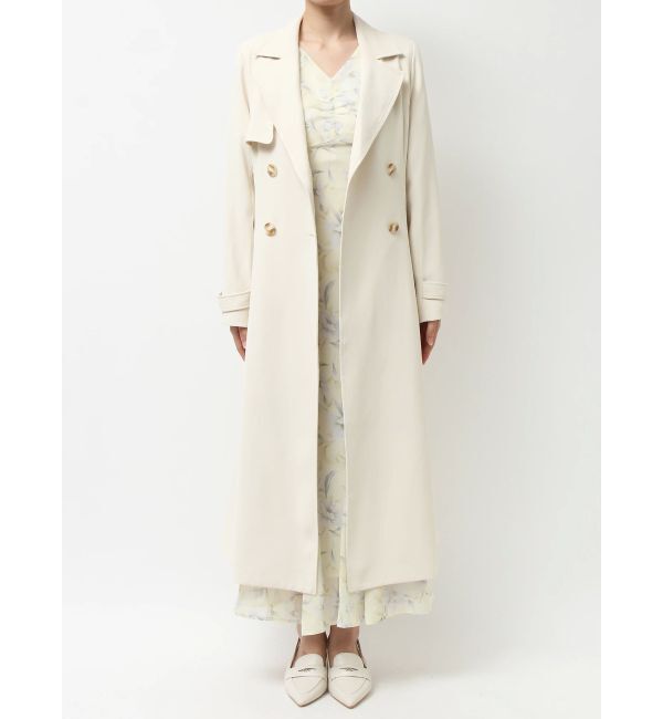 MERCURYDUO「フィットアンドフレアトレンチコート」|トレンチコート|