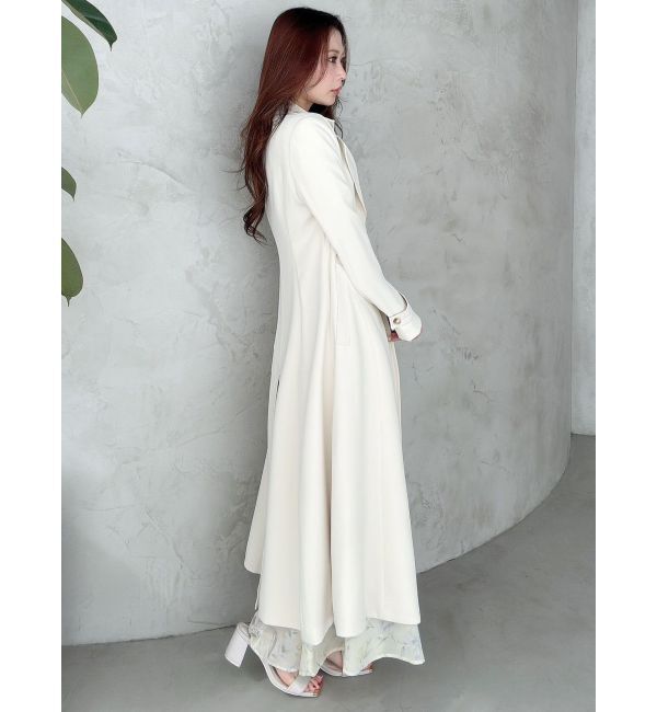 MERCURYDUO「フィットアンドフレアトレンチコート」|トレンチコート|