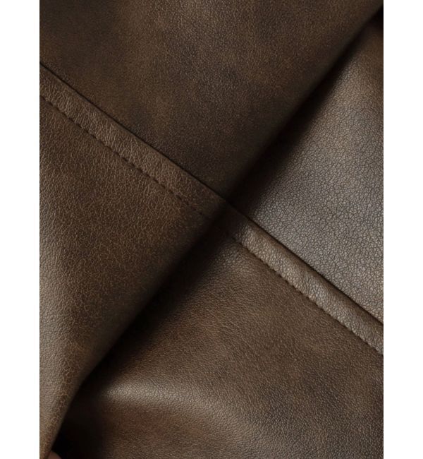 MURUA「フェイクレザーホックミニワンピース」|ワンピース|