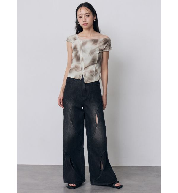 MURUA「ワンショルユーズドライクトップス」|Tシャツ・カットソー|