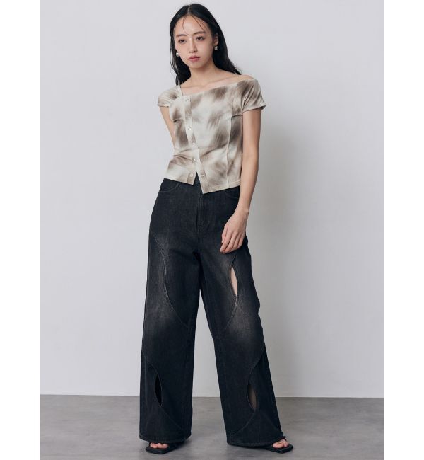 MURUA「ワンショルユーズドライクトップス」|Tシャツ・カットソー|